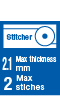 Stitching Capacity 21mm